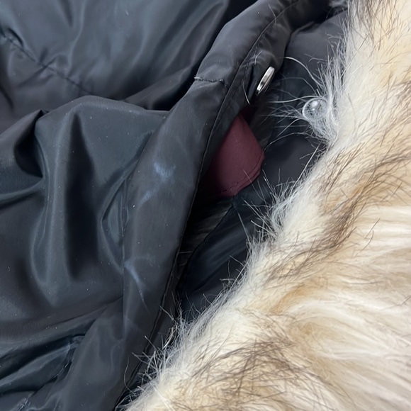 Zara Reversible Duck Down Oversized Relaxed Faux Fur Hood Puffer Jacket S - Picture 11 of 15